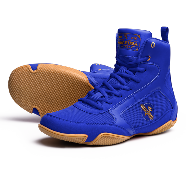 yellow boxing shoes