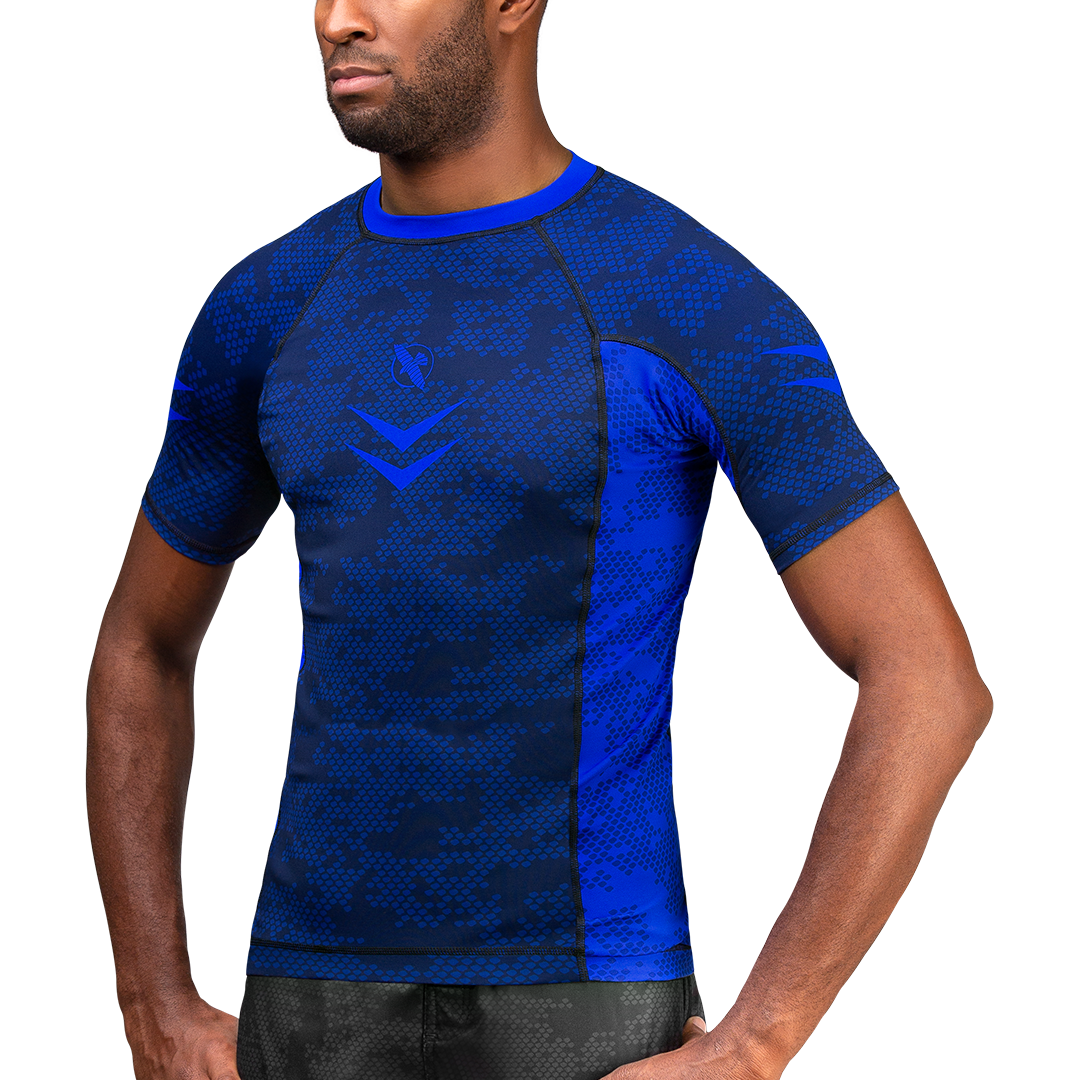 Arrow_Rashguard_Blue_SS_3QFr. Arrow_Rashguard_Blue_SS_3QFr.